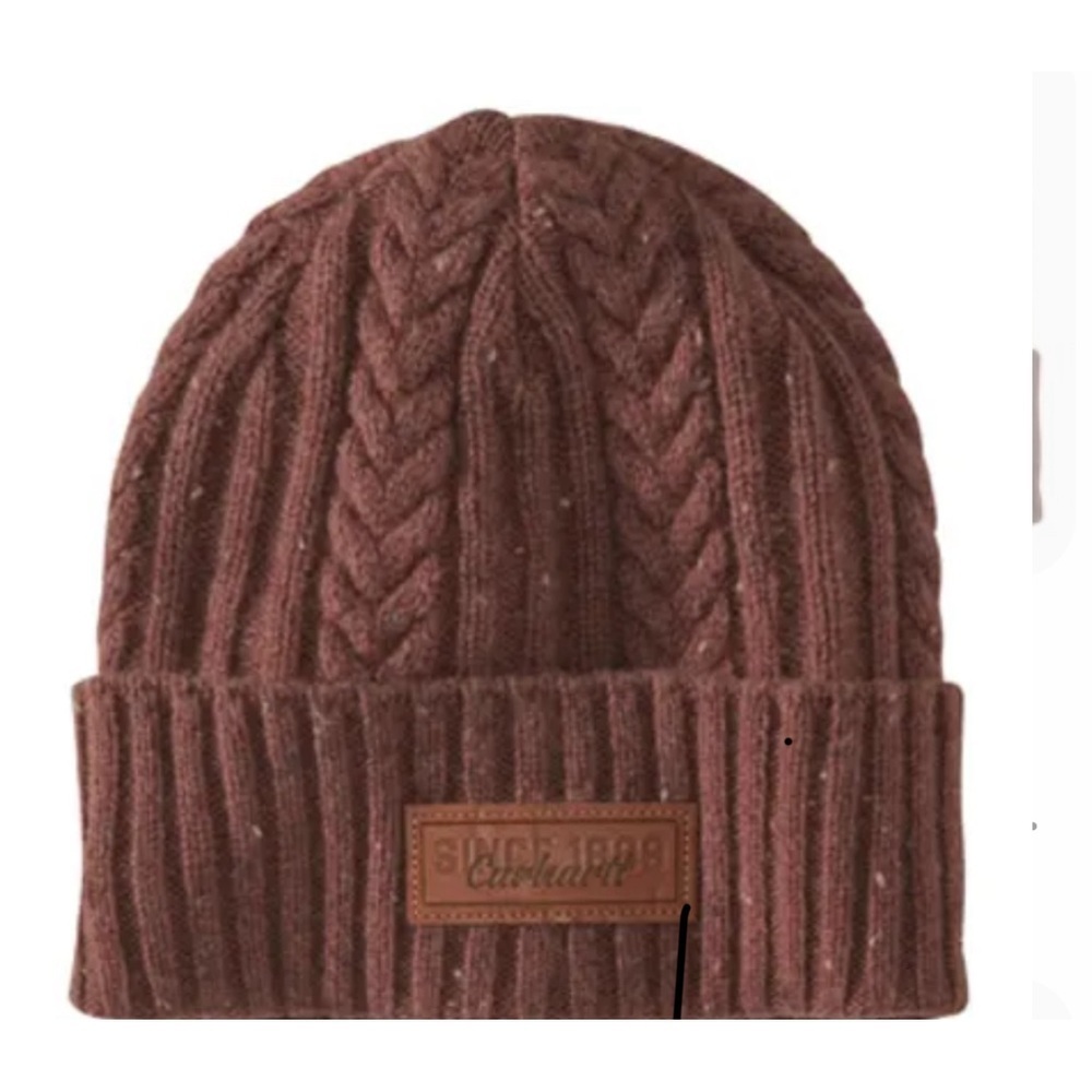Carhartt NWT Sable Nep Rib Net Fisherman Beanie